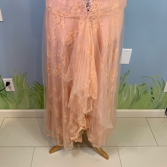 Orna Farho Pink Haltered Dress Altered - Picture 3 of 8